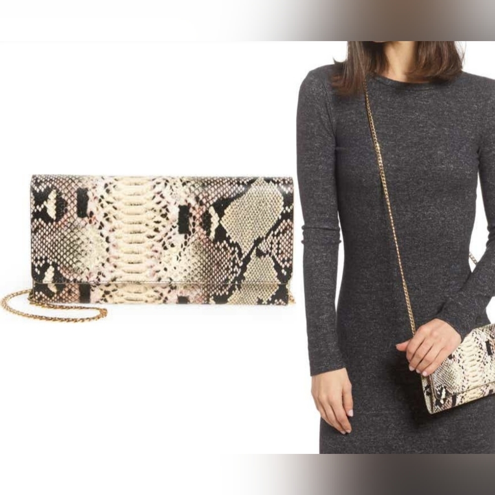 Nordstrom Selena Leather Clutch